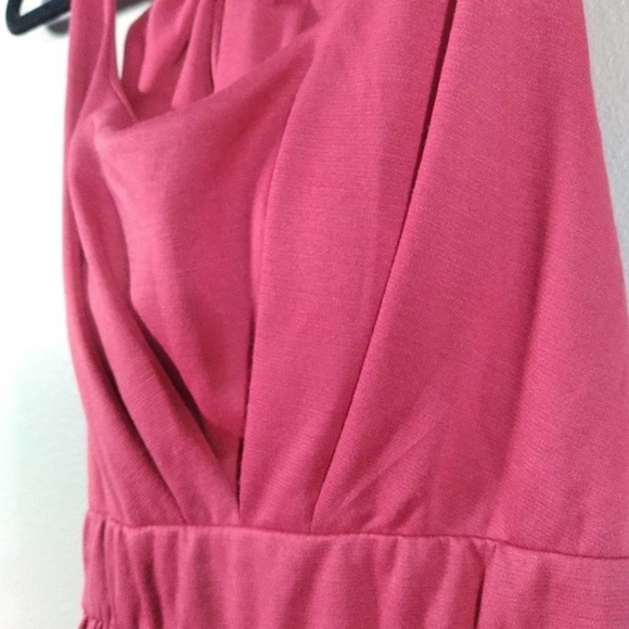 ModCloth Yellow Star Pleated Bow Back Dress Large - Picture 4 of 9